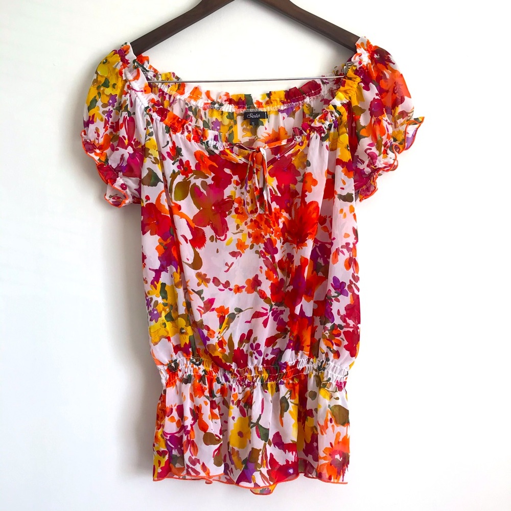 Sele Floral Blouse